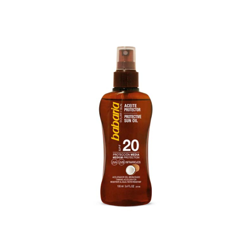 Babaria - Huile de bronzage protectrice SPF 20