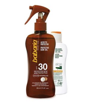 Babaria - Huile Solaire Spray SPF30 + Après Soleil