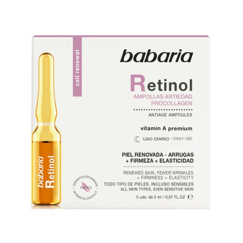 Babaria - Ampoules faciales au rétinol