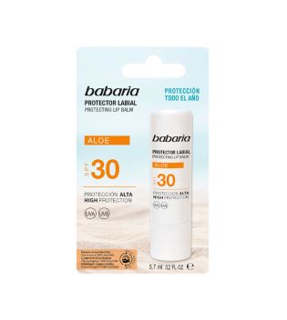 Babaria - Baume Protecteur Lèvres SPF30 - Aloès