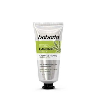 Babaria - Crème mains nourrissante au cannabis