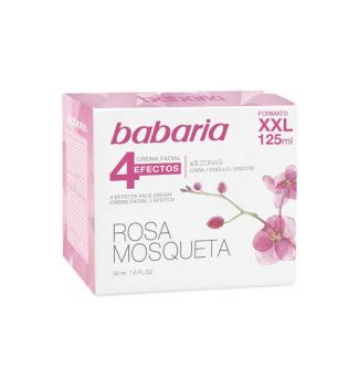 Babaria - Crème visage 4 effets XXL - Rose Musquée