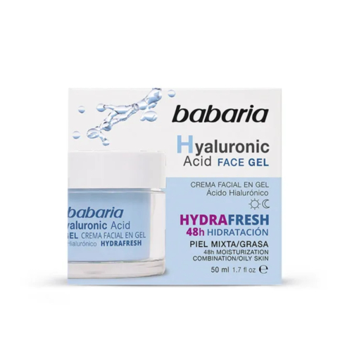 Babaria - Gel crème visage à l'acide hyaluronique Hydrafresh