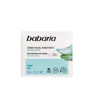 Babaria - Crème visage hydratante 24h - Aloe vera