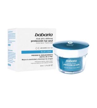 Babaria - Crème visage protection lumière bleue Dual Skin Defense