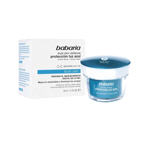 Babaria - Crème visage protection lumière bleue Dual Skin Defense