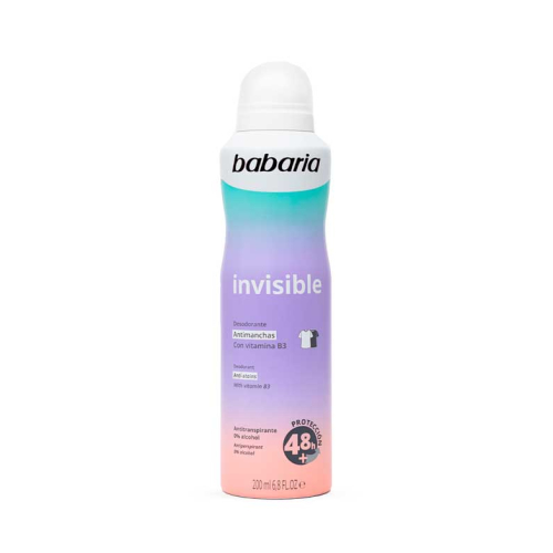 Babaria - Déodorant spray Invisible - Anti-taches