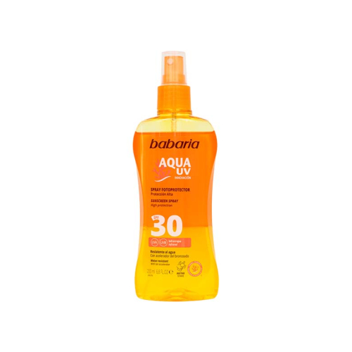Babaria - Spray solaire biphasique Aqua UV SPF 30