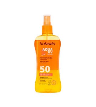 Babaria - Spray solaire biphasique Aqua UV SPF 50