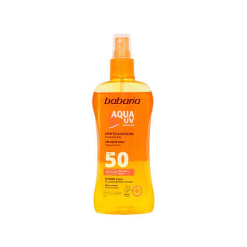 Babaria - Spray solaire biphasique Aqua UV SPF 50