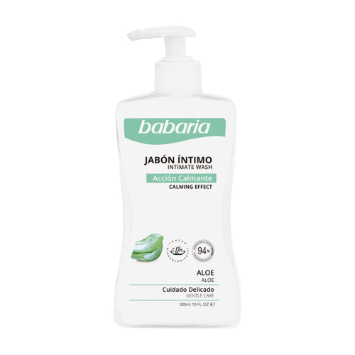 Babaria - Savon intime à l'acide lactique - Action apaisante - Aloès