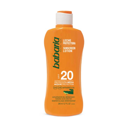 Babaria - Lait Protecteur Solaire Aloe Vera - SPF20