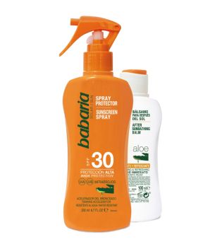 Babaria - Aloe SPF30 + Crème Solaire Spray Après Soleil