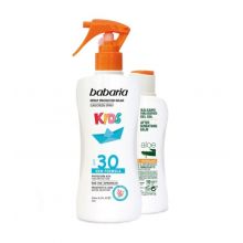 Babaria - Spray solaire enfant SPF30 + Après-Soleil