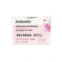 Babaria - Recharge crème visage anti-rides - Rose musquée