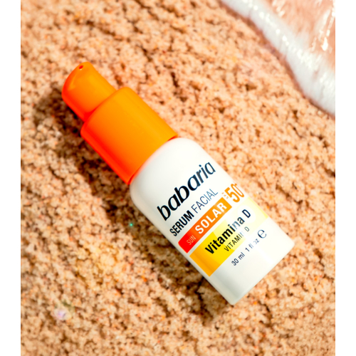 Babaria - Sérum visage éclaircissant avec SPF 50+ - Vitamine D