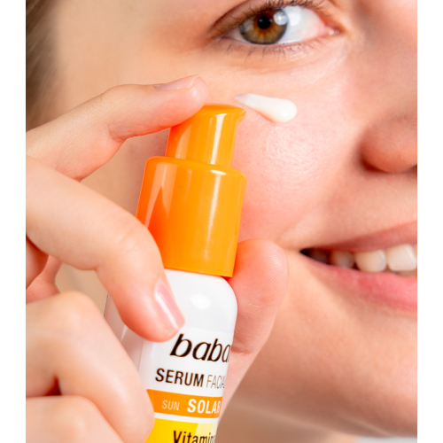 Babaria - Sérum visage éclaircissant avec SPF 50+ - Vitamine D