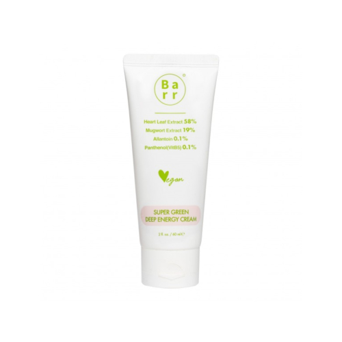 Barr - Crème apaisante pour le visage Super Green Deep Energy