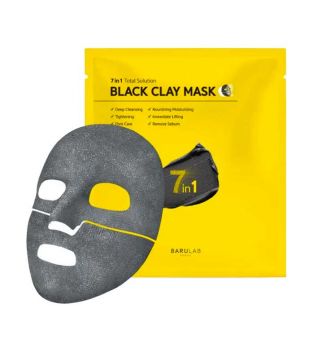 Barulab - Masque Visage à l'Argile 7 in 1 Total Solution - Black Clay