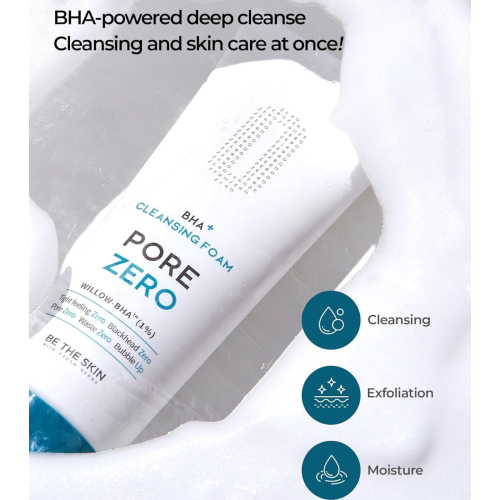 Be The Skin - *BHA+ Pore Zero* - Nettoyant visage BHA+