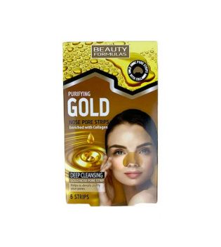 Beauty Formulas - Bandes nettoyantes pour pores - Gold
