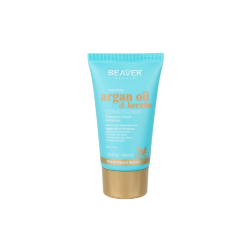 Beaver - *Argan Oil & Keratin* - Après-shampoing réparateur - Format mini