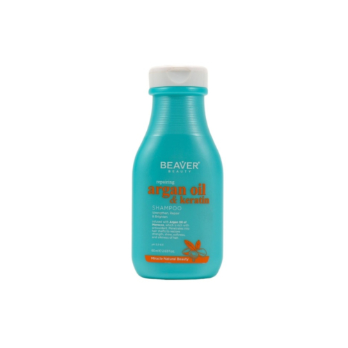 Beaver - *Argan Oil & Keratin* - Shampoing Réparateur - Format Mini