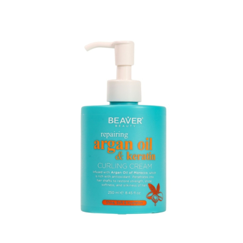 Beaver - *Argan Oil & Keratin* - Crème pour les boucles - Cheveux bouclés