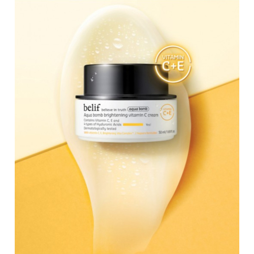 belif - *Aqua bomb* - Gel-crème hydratant éclaircissant à la vitamine C