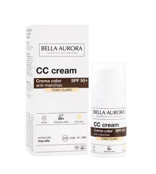 Bella Aurora - CC Crème anti-taches SPF50+ - Ton Clair