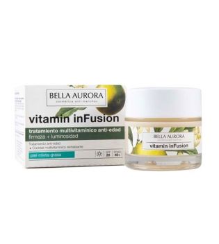 Bella Aurora - Crème de jour anti-âge multivitaminée vitamin inFusion - Peaux mixtes à grasses