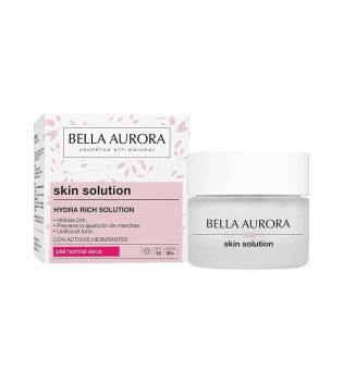 Bella Aurora - *Skin Solution* - Crème hydratante intensive 24h Hydra Rich Solution SPF15