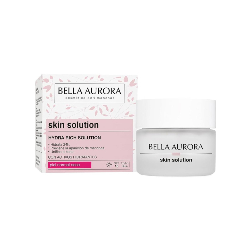Bella Aurora - *Skin Solution* - Crème hydratante intensive 24h Hydra Rich Solution SPF15