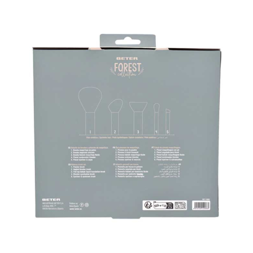 Beter - *Forest Collection* - Ensemble de pinceaux Makeup