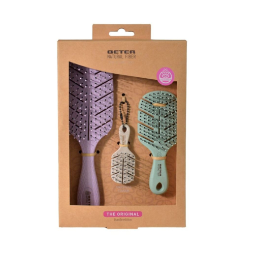 Beter - *Natural Fiber* - Kit de 3 pinceaux The Original