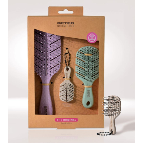 Beter - *Natural Fiber* - Kit de 3 pinceaux The Original