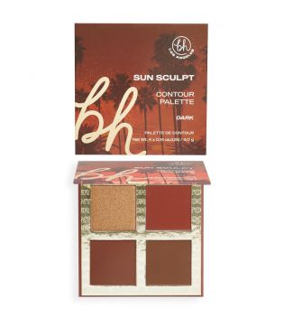 BH Cosmetics - Palette Visage Sun Sculpt Contour Palette - Dark
