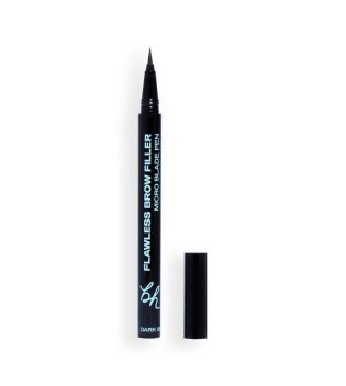 BH Cosmetics - Crayon à sourcils Flawless Brow Filler Pen - Dark Brown