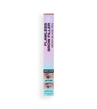 BH Cosmetics - Crayon à sourcils Flawless Brow Filler Pen - Dark Brown