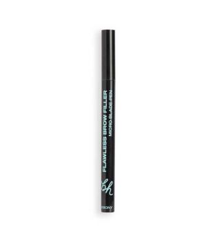 BH Cosmetics - Crayon à sourcils Flawless Brow Filler Pen - Ebony