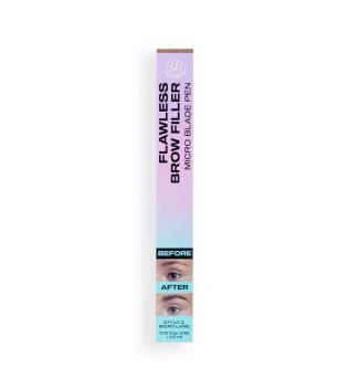 BH Cosmetics - Crayon à sourcils Flawless Brow Filler Pen - Medium Brown