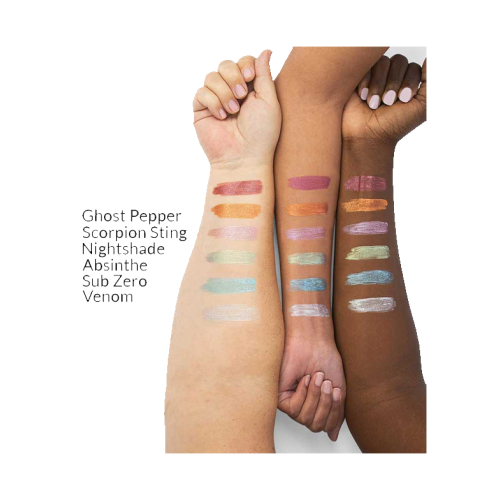 BH Cosmetics - Fard à paupières liquide Poison Shock - Ghost Pepper