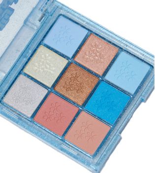 BH Cosmetics - *Totally Plastic* - Mini palette de fards à paupières Iggy Azalea - Fourrure bleue