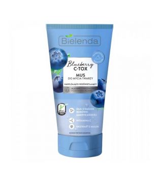 Bielenda - * Blueberry C-TOX * - Mousse nettoyante visage hydratante et éclaircissante