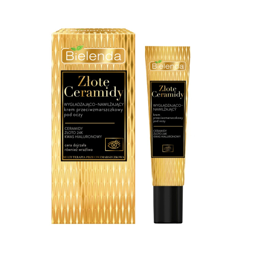 Bielenda - *Golden Ceramides* - Contour des yeux anti-rides lissant et hydratant