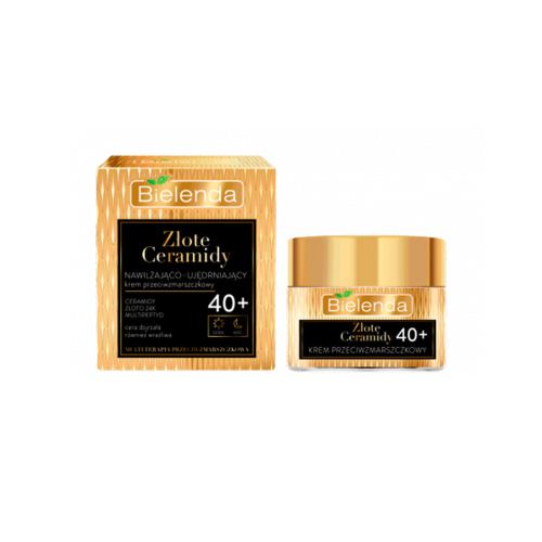 Bielenda - *Golden Ceramides* - Crème visage anti-rides hydratante et raffermissante - Plus de 40 ans