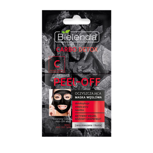Bielenda - Masque Peel Off Carbo detox - Peau mixte et grasse