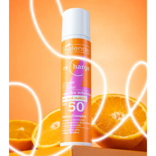 Bielenda - *Recharge* - Brume éclaircissante pour le visage SPF50