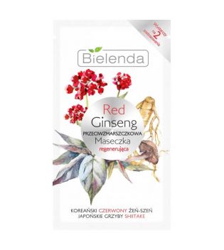 Bielenda - *Red Ginseng* - Masque anti-rides régénérant