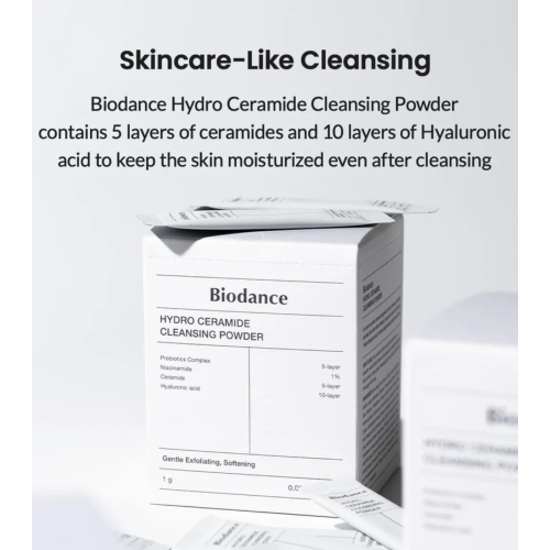 Biodance - Nettoyant visage en poudre Hydro Ceramide